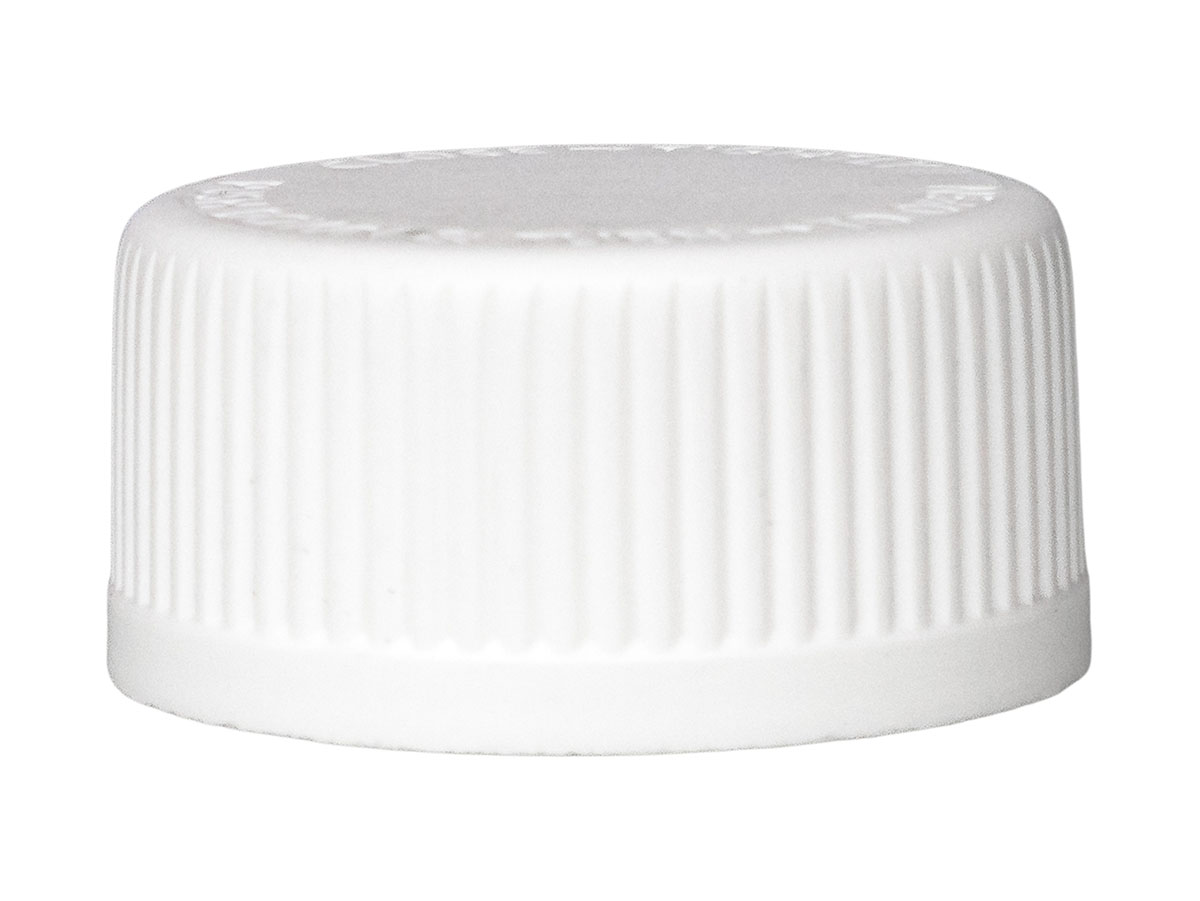28/400 Finish, White, Caps, CRC, Fine Ribbed, Dual Lnr, Foam And PS