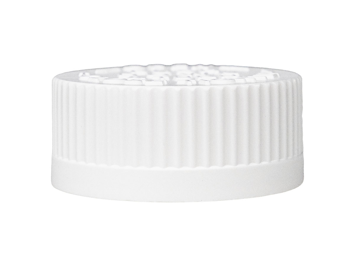 33/400 Finish, White, Caps, CRC, Fine Ribbed, Pulp/HS Lnr