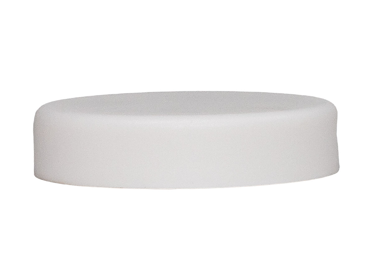 70/400 Finish, White, Caps, CRC, Smooth, Foam/HS Lnr