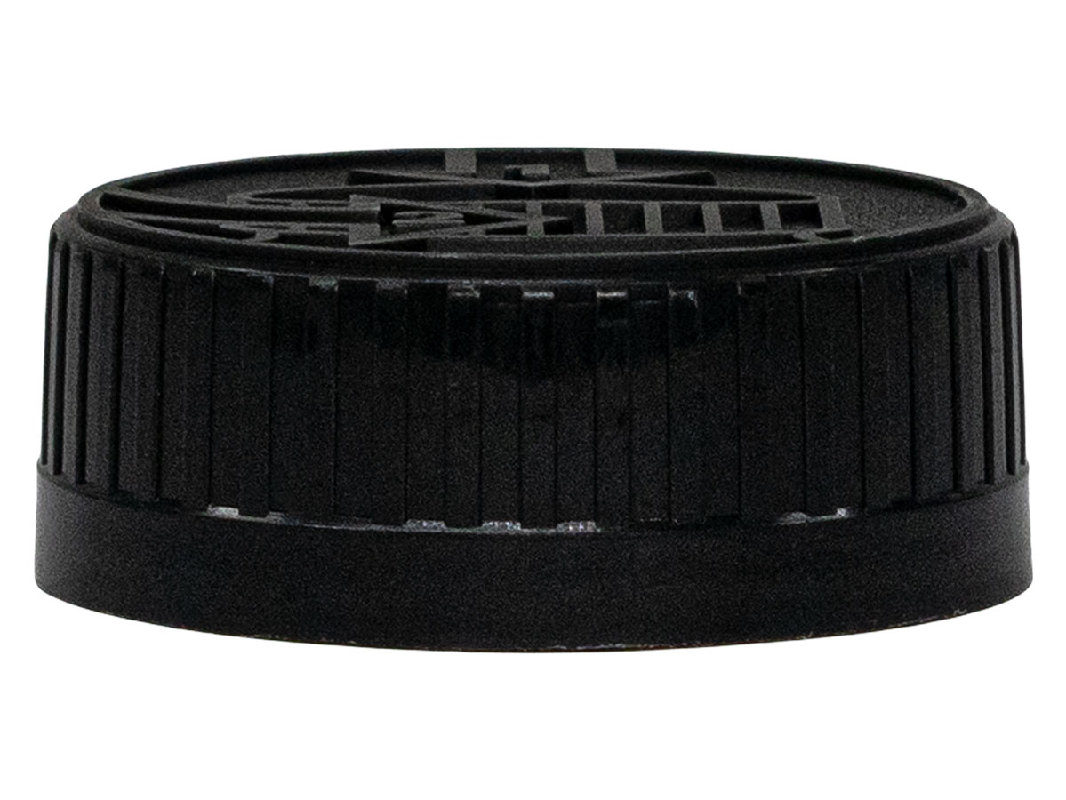 38/400 Finish, Black, Caps, CRC, Ribbed, Pictorial, Pulp/HS Lnr