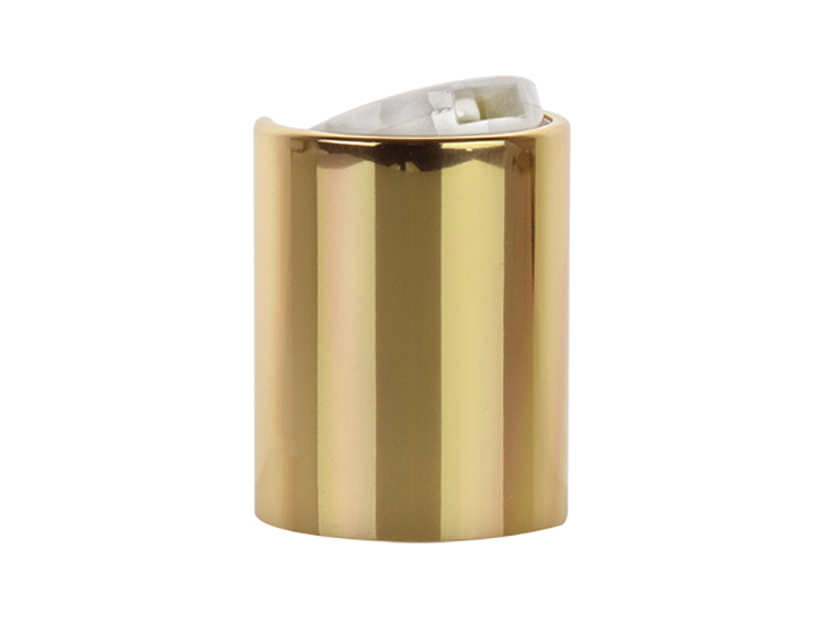 24/415 Finish, Gold/White, Caps, Dispensing, Metal Shell, Disc-Top, .305" Orf