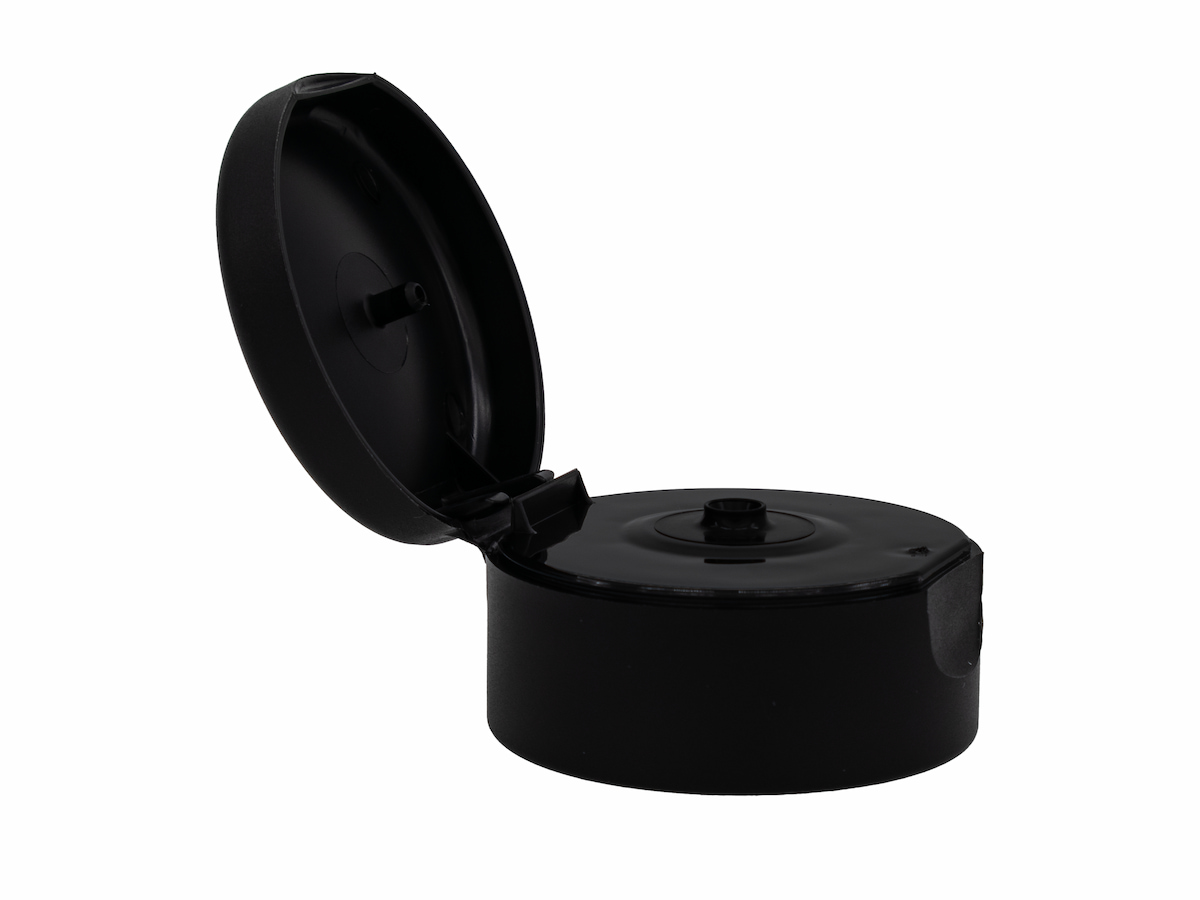 22/400 Finish, Black, Caps, Dispensing, Matte, Snap-Top, .120" Orf