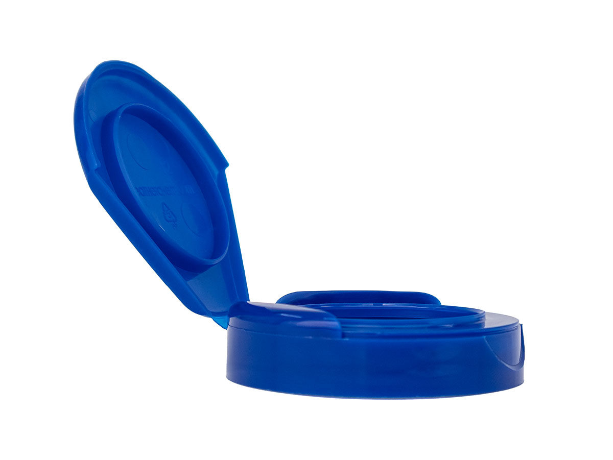 53/400 Finish, Blue, Caps, Dispensing, Smooth, Snap-Top, 1.42" Orf, HS Lnr