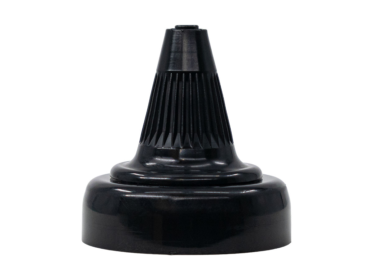 38/400 Finish, Black, Caps, Dispensing, Smooth, Twist Open/Close, HS Lnr