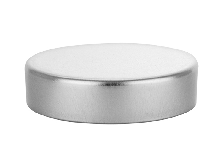 38/400 Finish, Silver, Caps, Metal, Smooth, Unishell, Foam Lnr