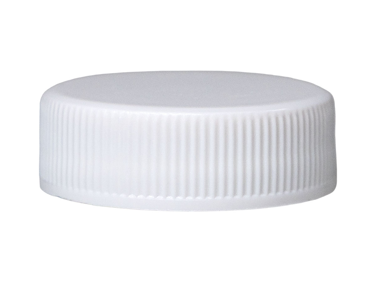 33/400 Finish, White, Caps, Fine Ribbed, Smooth Top, Pulp/HS Lnr