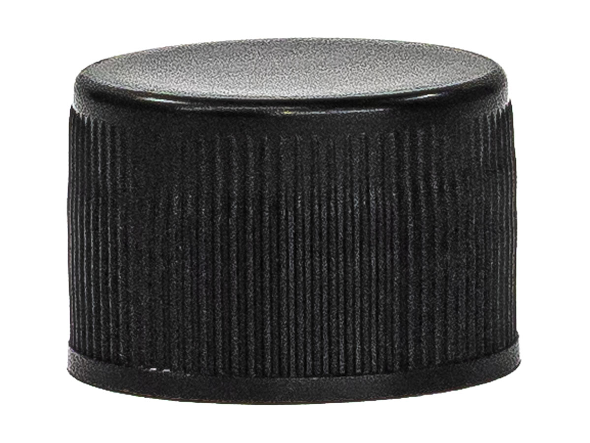 20/400 Finish, Black, Caps, Fine Ribbed, Smooth Top, Pulp/HS Lnr