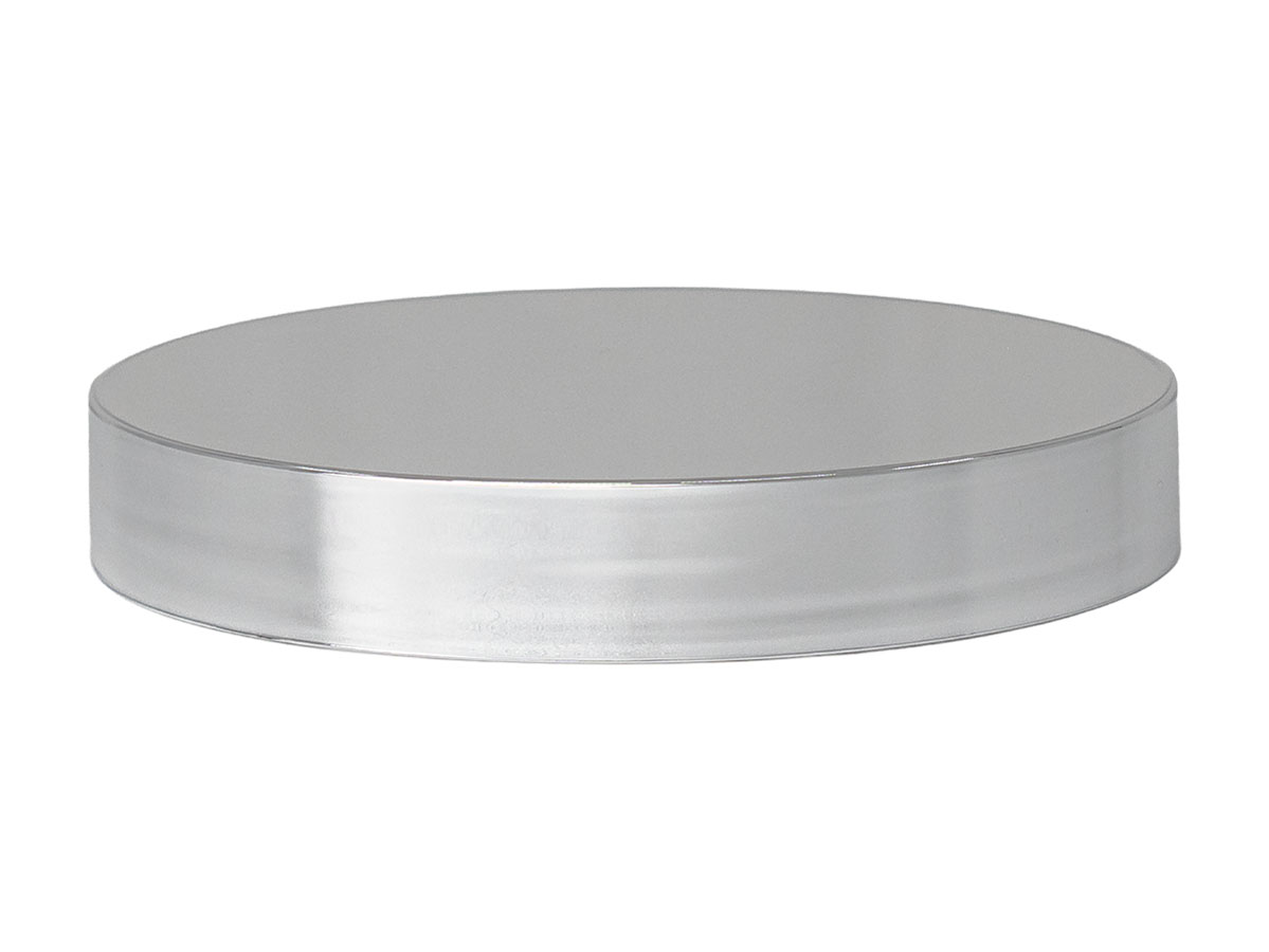 89/400 Finish, Silver, Caps, Smooth, Metallized, Pulp/HS Lnr