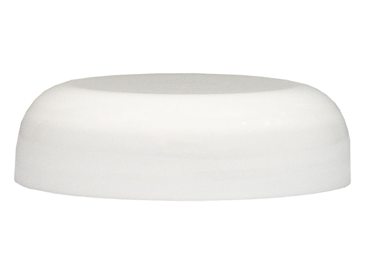 53/400 Finish, White, Caps, Smooth, Dome Style, HS Lnr