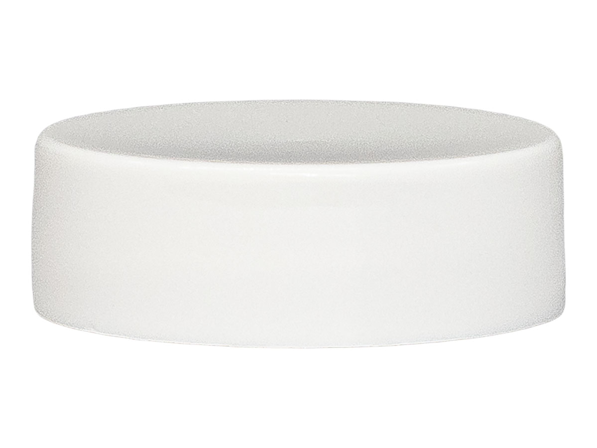 33/400 Finish, White, Caps, Smooth, Linerless