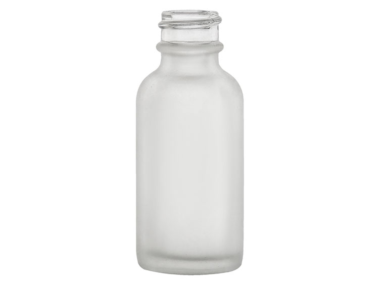 1 oz., 20/400 Finish, Frosted, Bottles, Glass, Boston Round