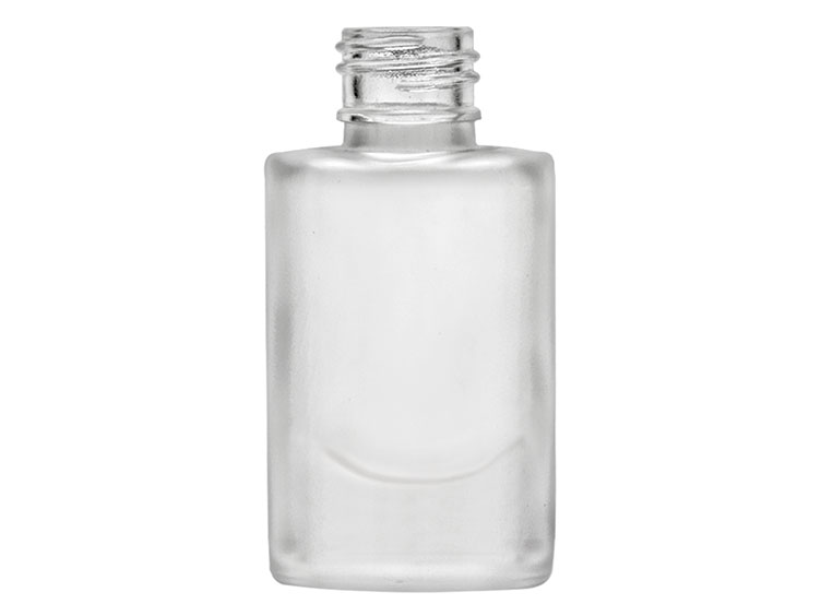 15 mL, 18/415 Finish, Frosted, Bottles, Glass, Cosmetic Style Cylinder Round