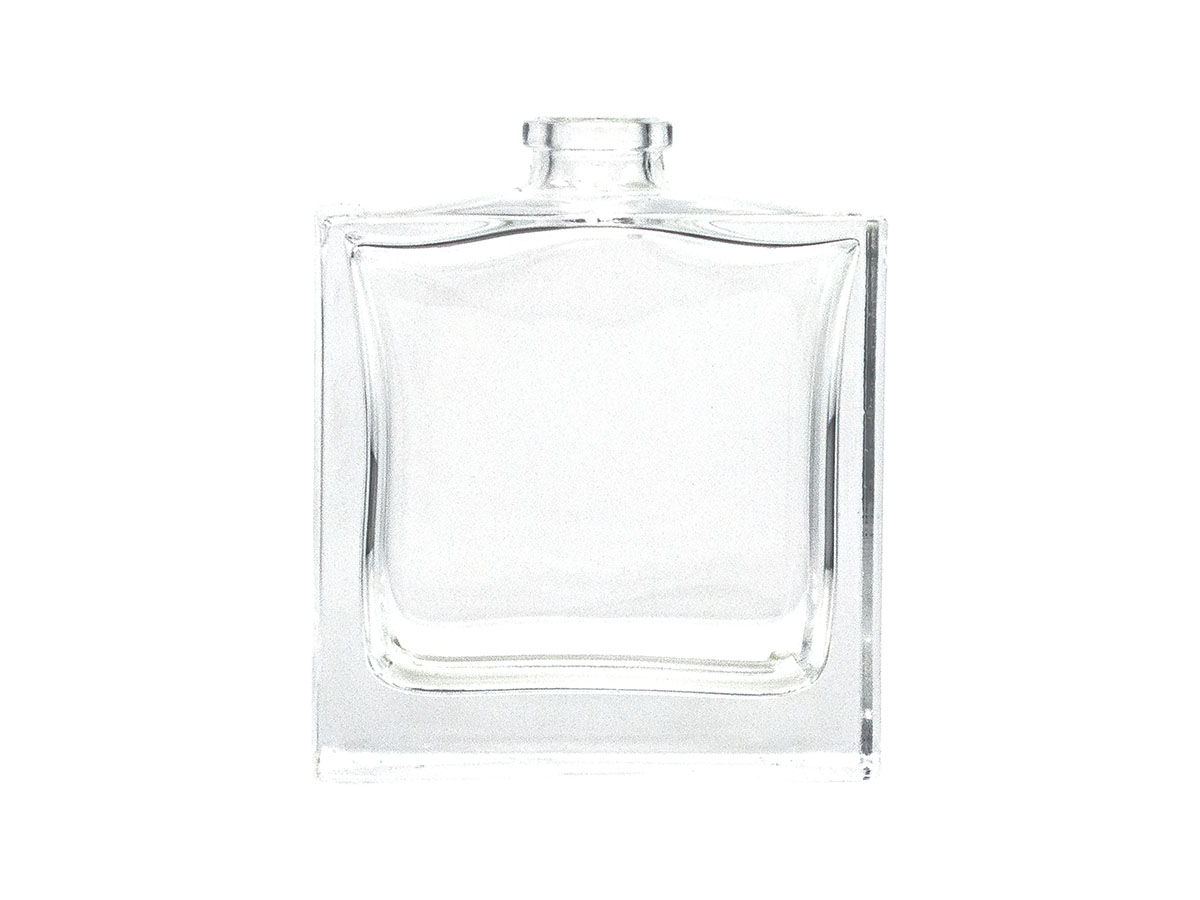 30 mL, 15mm Crimp Finish, Flint, Bottles, Glass, Perfume Style Rectangle