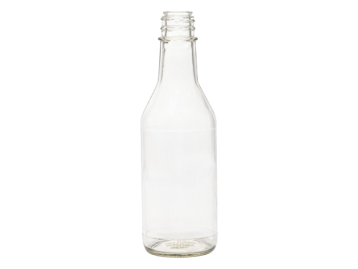 15 oz., 33/360 Te Finish, Flint, Bottles, Glass, Woozy Style Round, Label Panel