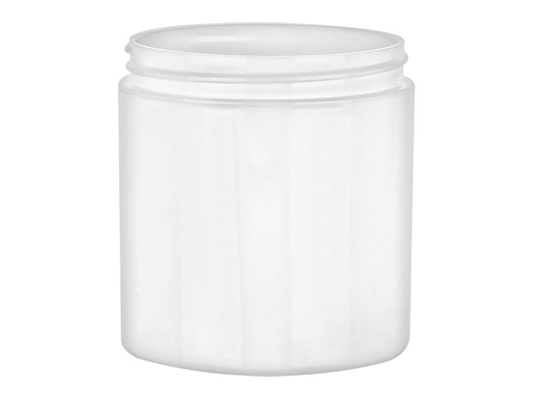 6 oz White Plastic Jars
