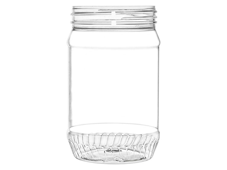 12 oz., 70/450 Finish, Clear, Jars, PET, Single Wall Round