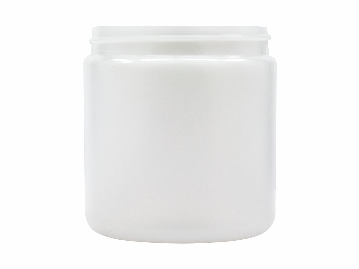 19 oz., 89/400 Finish, Natural, Jars, HDPE, Straight Sided, Single Wall Round