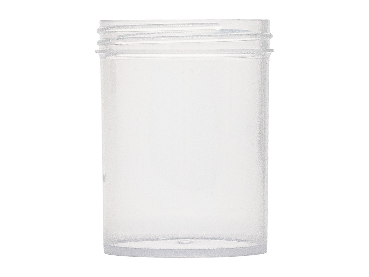 6 oz., 63/400 Finish, Clear, Jars, Ps, Straight Sided, Single Wall Round