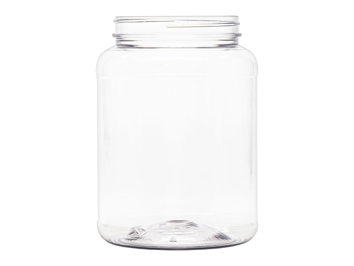 84 oz., 110/400 Finish, Clear, Jars, Pet, Round
