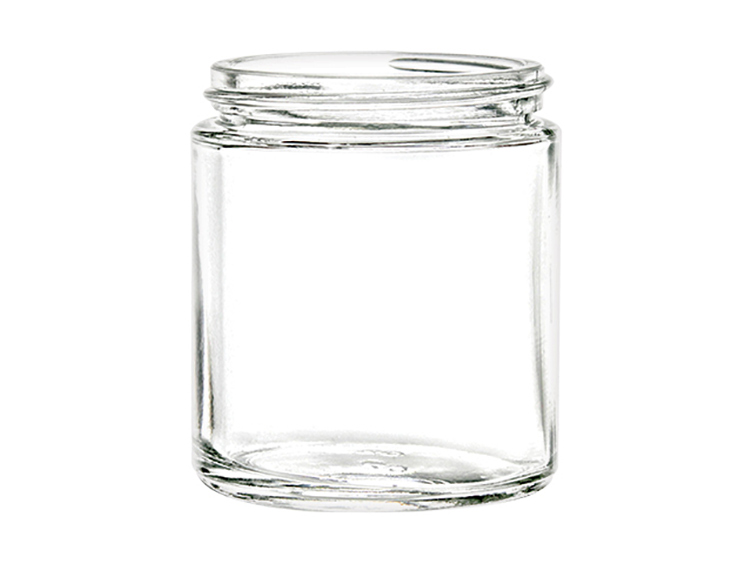 2 oz., 48/400 Finish, Flint, Jars, Glass, Round
