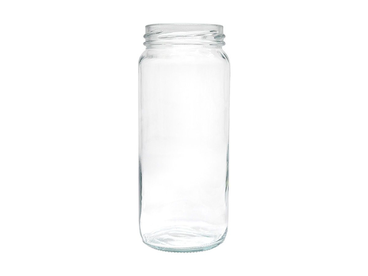 16 oz., 63mm 4 Lug Finish, Flint, Jars, Glass, Paragon