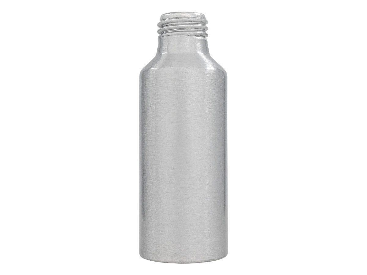 100 mL, 24/410 Finish, Silver, Bottles, Aluminum, Bullet, 40mm X 109mm, Lined In
