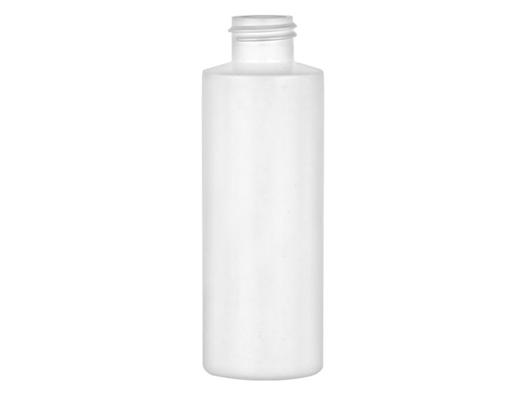 4 oz., 24/410 Finish, White, Bottles, HDPE, Cylinder Round