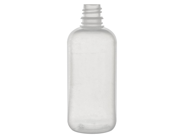4 oz., 18/410 Finish, Natural, Bottles, LDPE, Boston Round