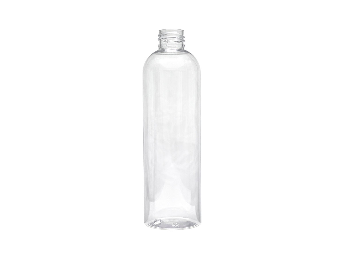 8 oz., 24/410 Finish, Clear, Bottles, PET, Bullet