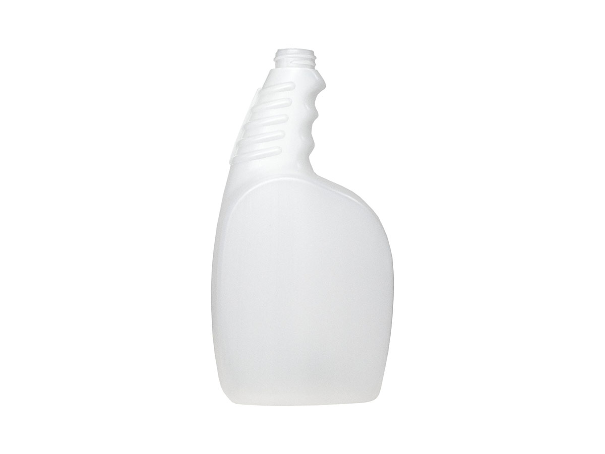 32 oz., 28/400 Finish, Natural, Bottles, HDPE, Trigger Oblong, Pistol Grip
