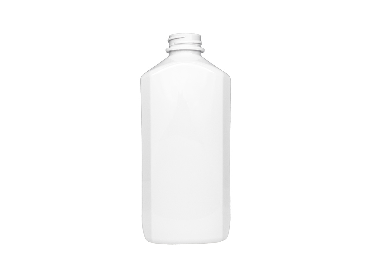 11 oz., 28/400 Finish, White, Bottles, PET, Oblong, Tincture Ring