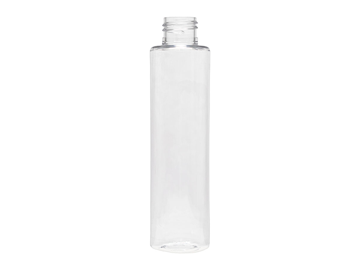 5 oz., 24/410 Finish, Clear, Bottles, PET, Cylinder Round