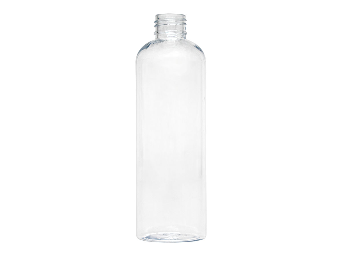8 oz., 24/410 Finish, Clear, Bottles, PET, Bullet