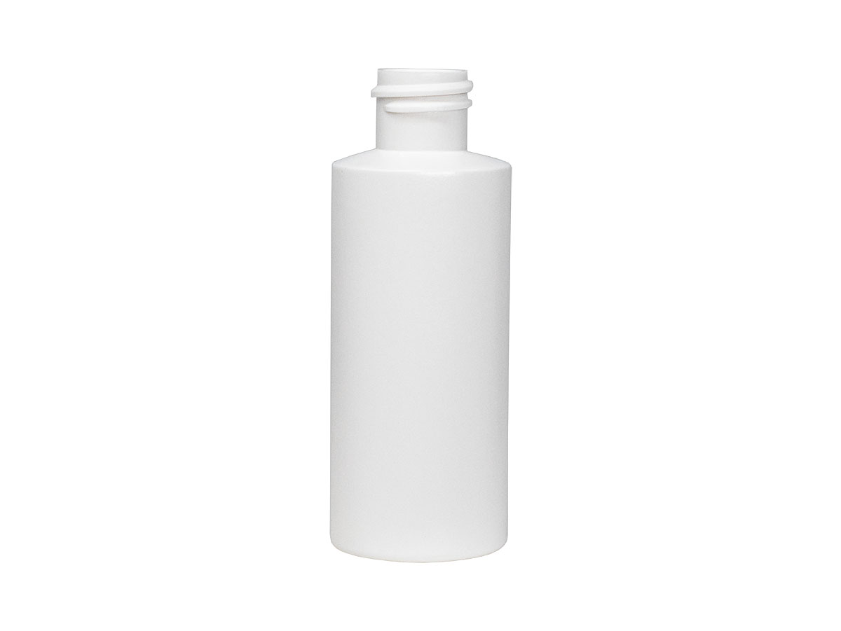 2 oz., 20/410 Finish, White, Bottles, HDPE, Cylinder Round