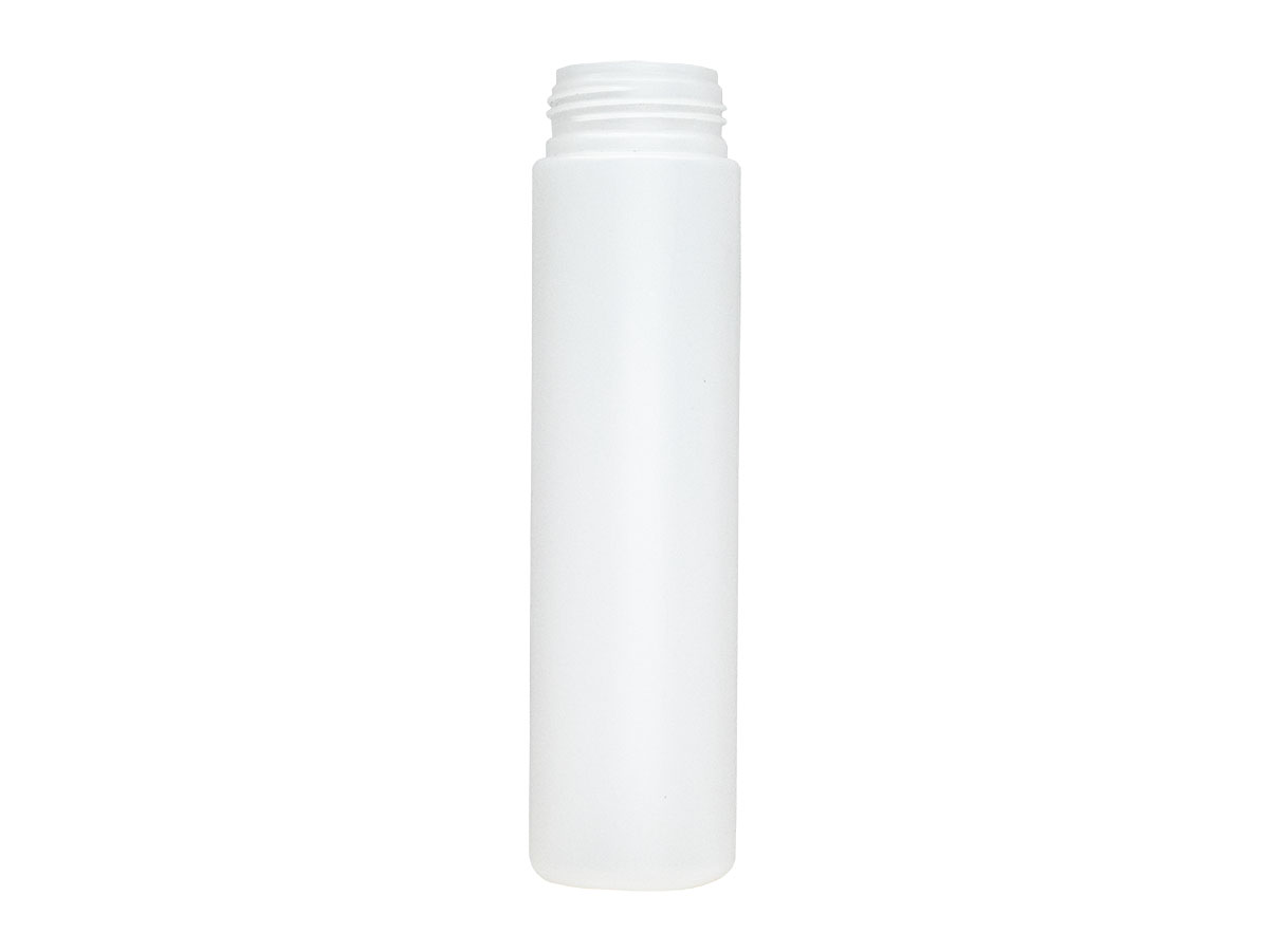 250 mL, 43mm Finish, Natural, Bottles, HDPE, Foamer Style Cylinder Round