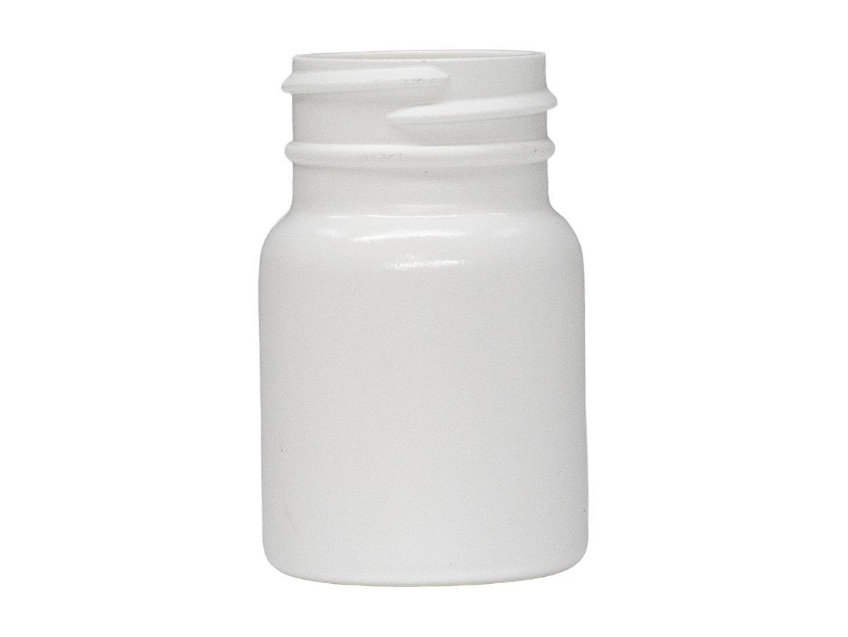 40 cc, 33/400 Finish, White, Bottles, HDPE, Round Packer