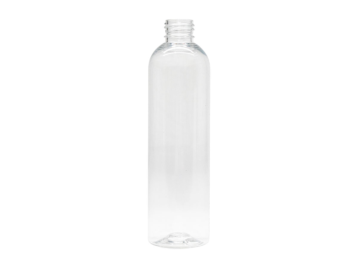 8 oz., 24/410 Finish, Clear, Bottles, PET, Bullet