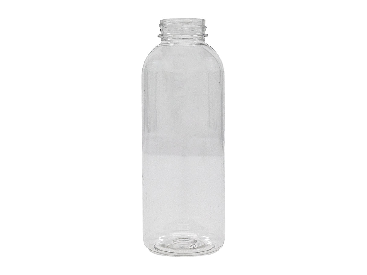 16 oz., 38/400 Finish, Clear, Bottles, PET, Bullet