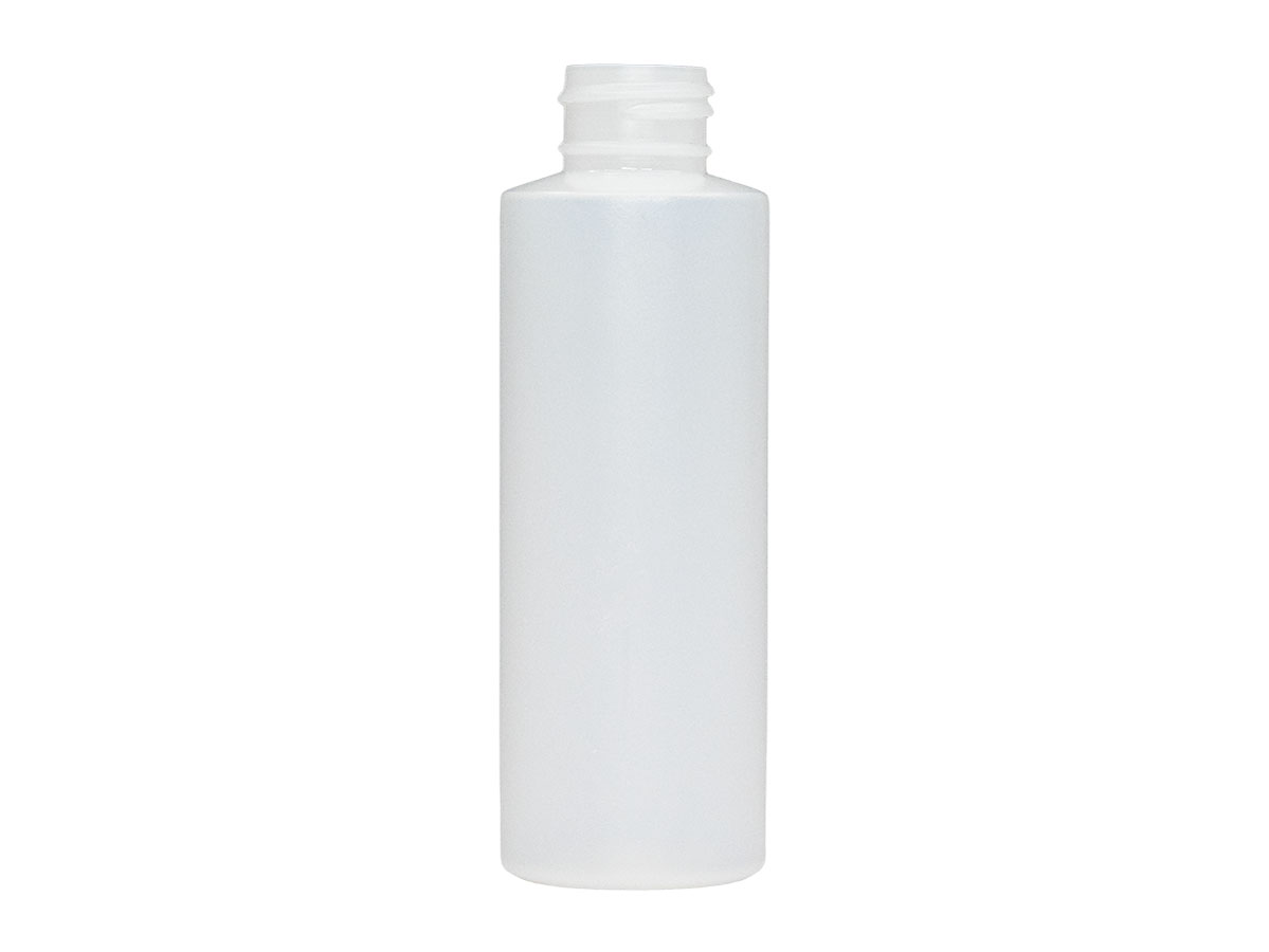 4 oz., 24/410 Finish, Natural, Bottles, Cylinder Round