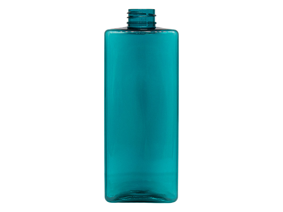 16 oz., 28/410 Finish, Teal, Bottles, PET, Oblong