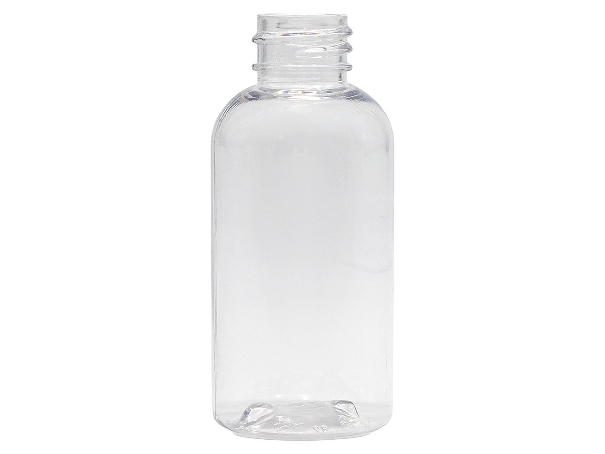 2 oz., 20/410 Finish, Clear, Bottles, PET, Boston Round