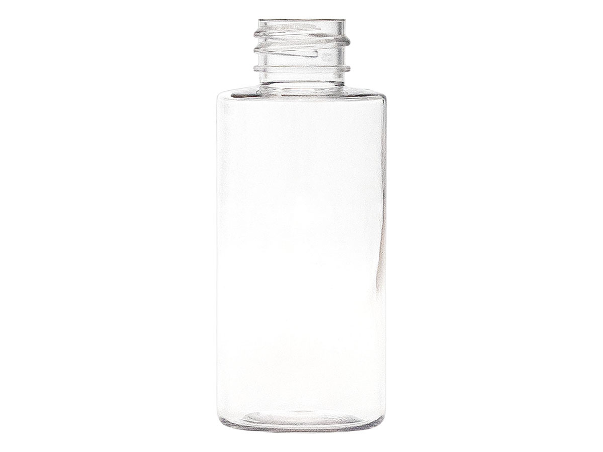 2 oz., 20/410 Finish, Clear, Bottles, PET, Cylinder Round