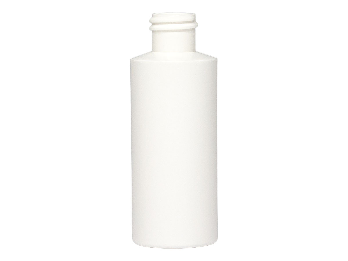 2 oz., 20/410 Finish, White, Bottles, HDPE, Cylinder Round