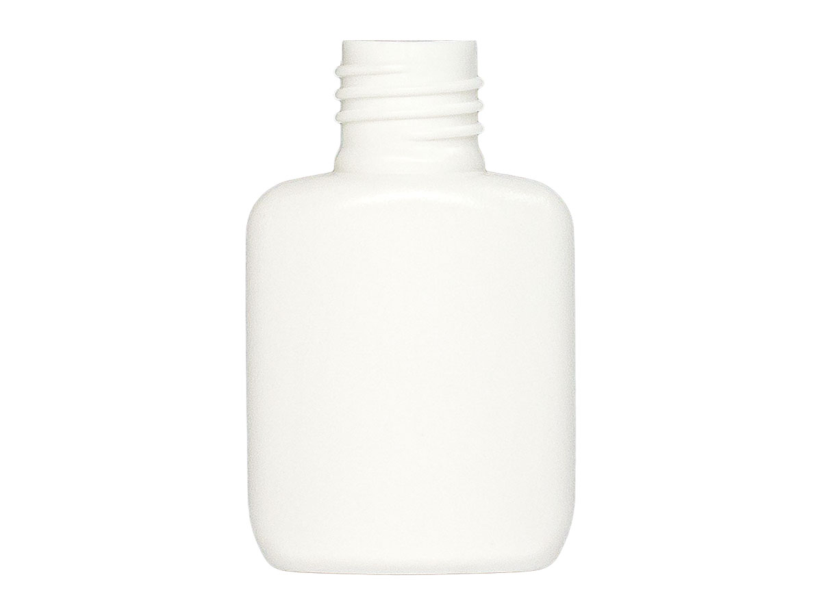 1 oz., 15/415 Finish, White, Bottles, Oval
