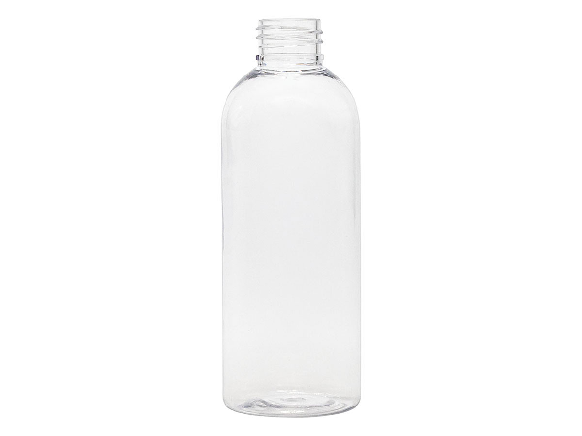 6 oz., 24/410 Finish, Clear, Bottles, PET, Bullet