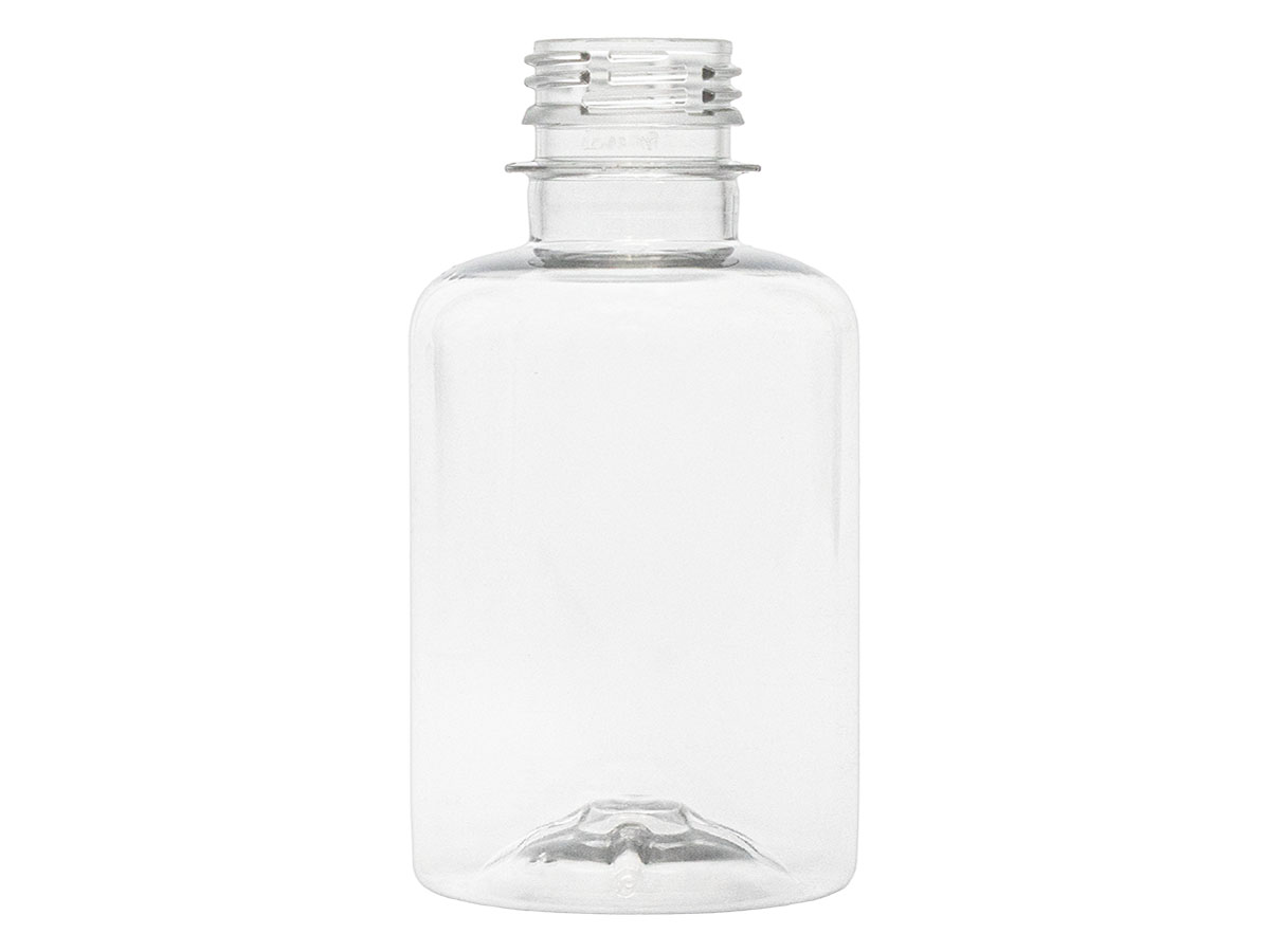 6 oz., 28mm TE Finish, Clear, Bottles, PET, Cylinder Round