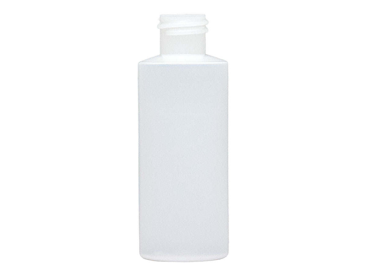 2 oz., 20/410 Finish, Natural, Bottles, HDPE, Cylinder Round