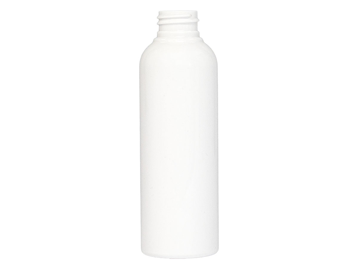 5 oz., 24/410 Finish, White, Bottles, PET, Bullet