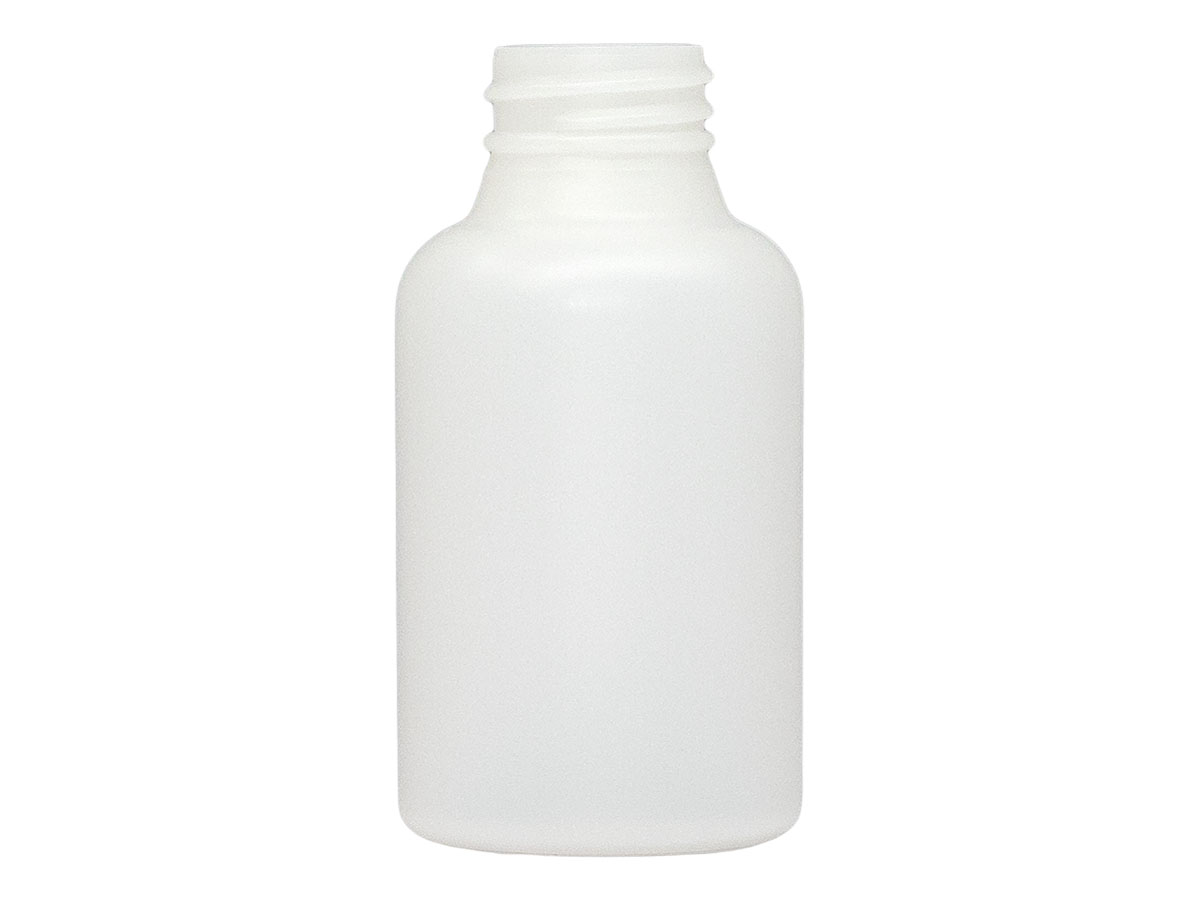 115 cc, 28/400 Finish, Natural, Bottles, HDPE, Round Packer