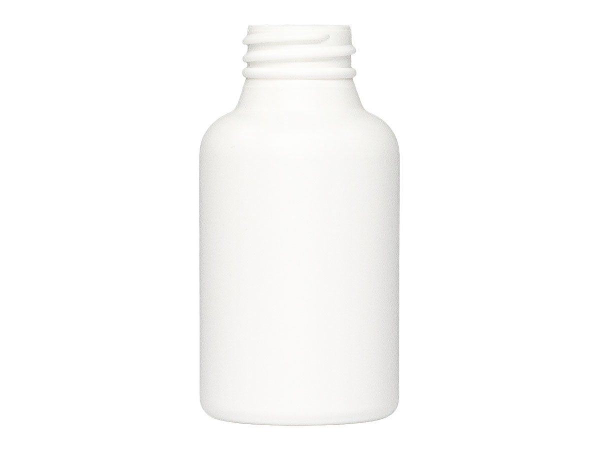 115 cc, 28/400 Finish, White, Bottles, HDPE, Round Packer